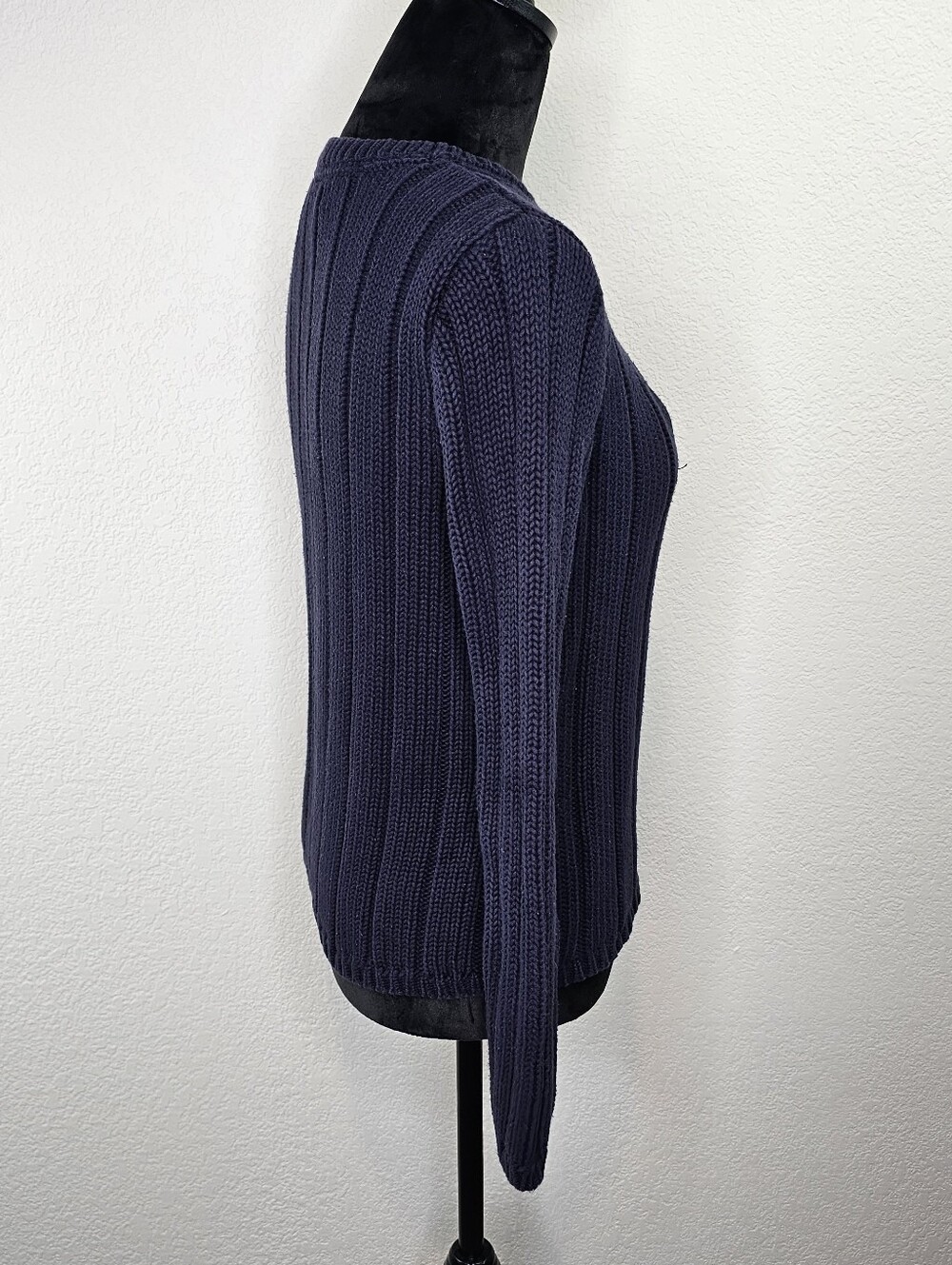 Vintage 2001 Tommy Hilfiger Knit Long Sleeve Sweater Medium - Picture 5 of 8